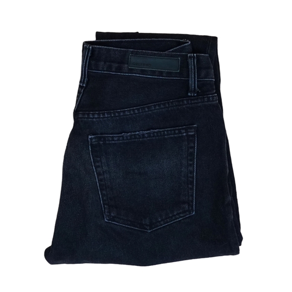 GRLFRND Karolina Black High Rise Straight Crop Ripped Jeans in Wild Thing - 27 - Picture 3 of 11